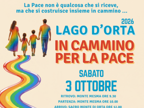 Lake Orta walk for Peace