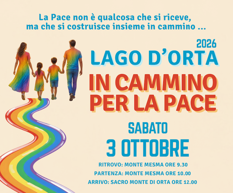 Lake Orta walk for Peace